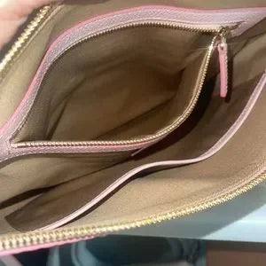 NWT MCM pink crossbody bag, dust bag, cards π₯