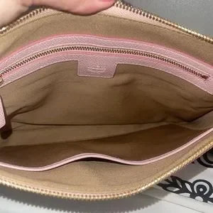 NWT MCM pink crossbody bag, dust bag, cards π₯