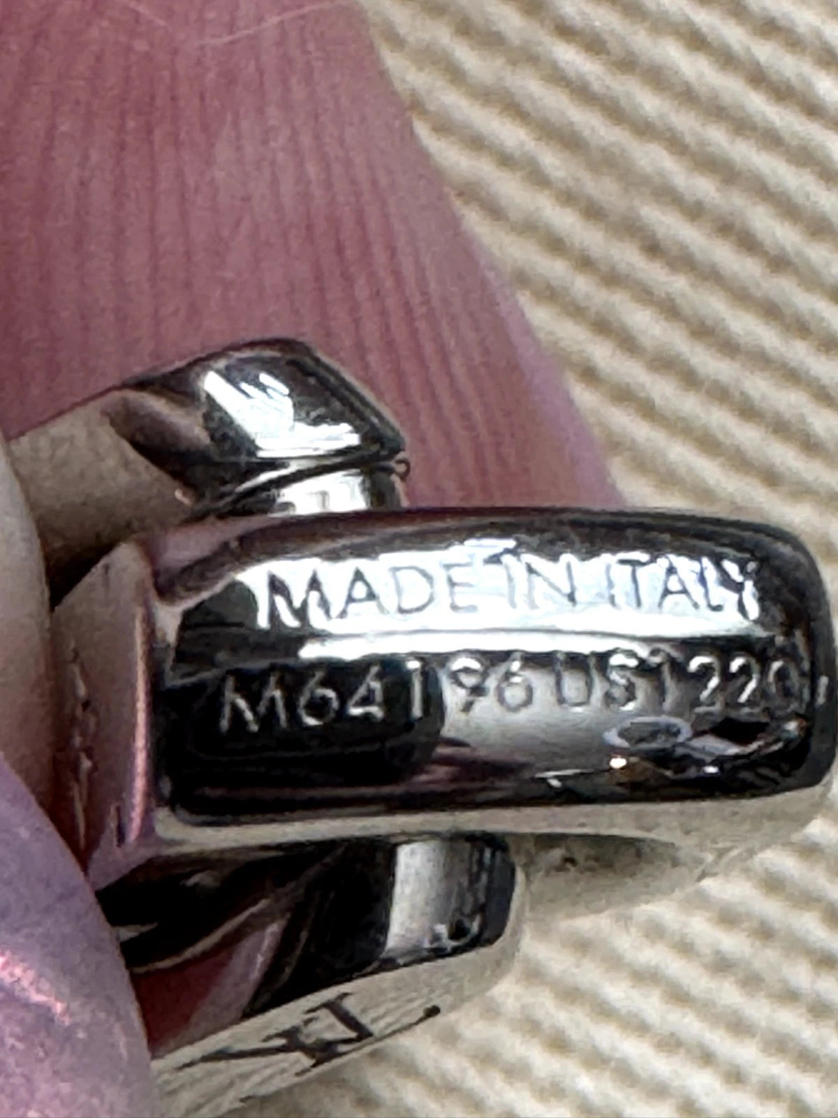 Louis Vuitton Monogram Silver Necklace