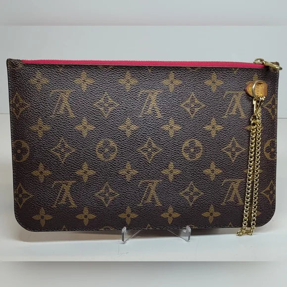 Louis Vuitton Brown Monogram Neverful Pochette