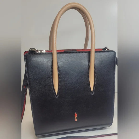Christian Louboutin Paloma Tri Color Leather Tote Bag