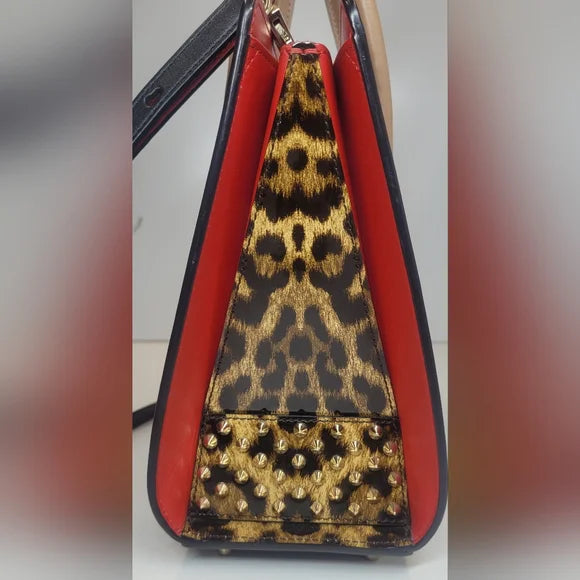 Christian Louboutin Paloma Tri Color Leather Tote Bag