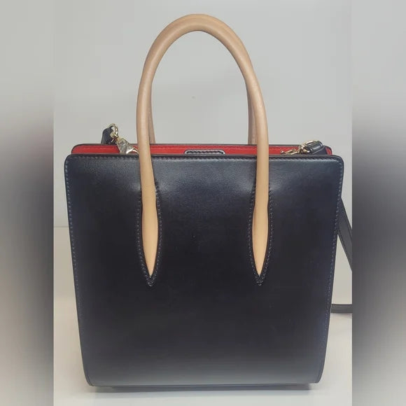 Christian Louboutin Paloma Tri Color Leather Tote Bag