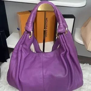Beautiful Givenchy Purple Large Leather Hobo