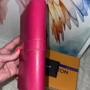 YSL pink long large wallet