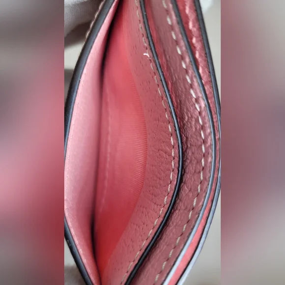 Gucci Pink Ophidia GG Supreme Card Holder
