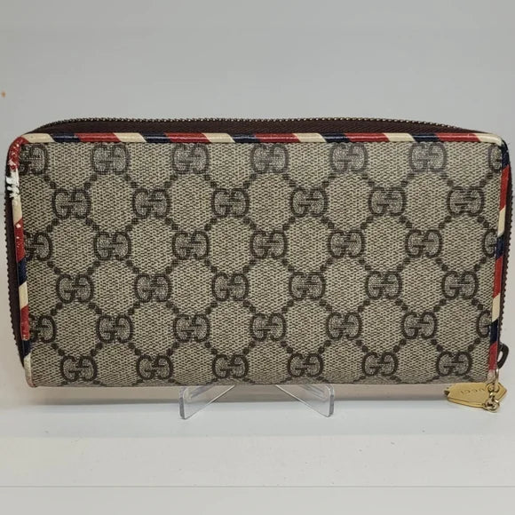 Gucci GG Supreme Courier Limited Edition Long Zippy Wallet