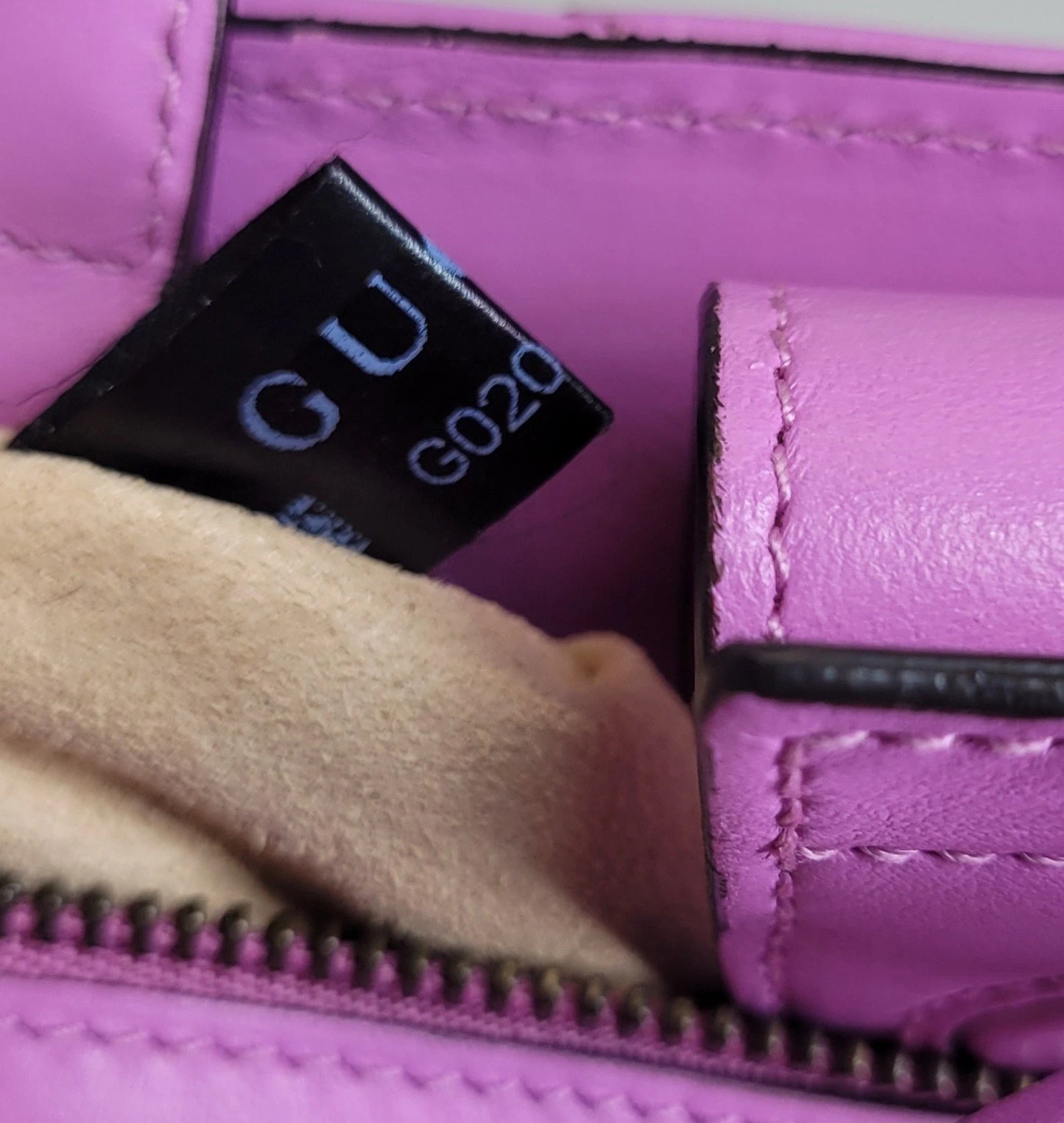 Gucci GG Marmont Matelasse Pink Chevron Leather 2 Way Bag