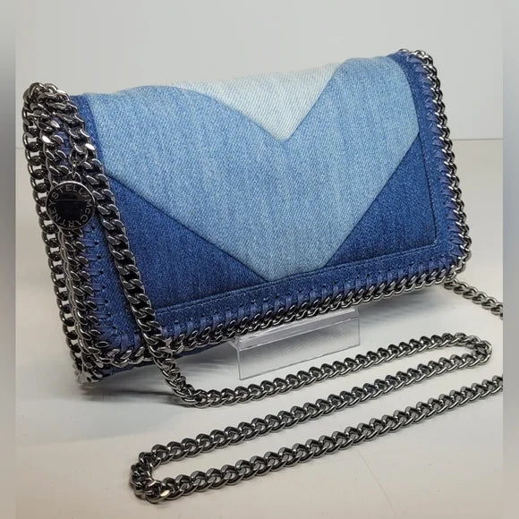 Stella McCartney Denim Patchwork Crossbody