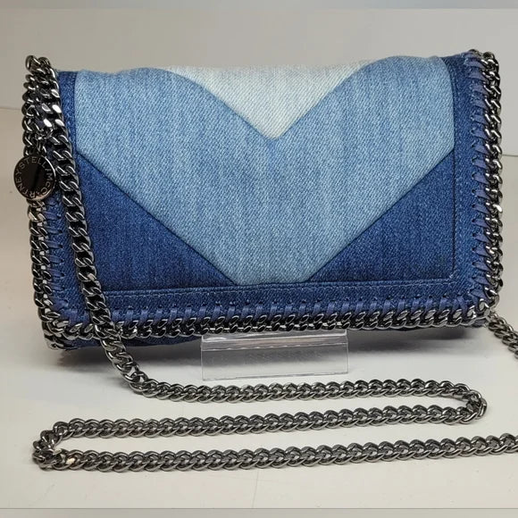 Stella McCartney Denim Patchwork Crossbody