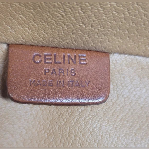 Celine Brown Monogram Handbag