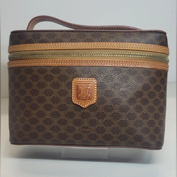 Celine Brown Monogram Handbag