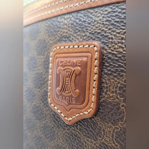 Celine Brown Monogram Handbag