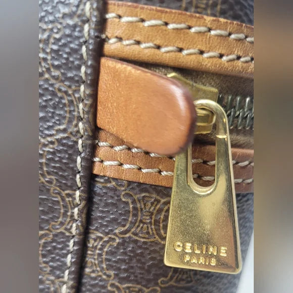 Celine Brown Monogram Handbag