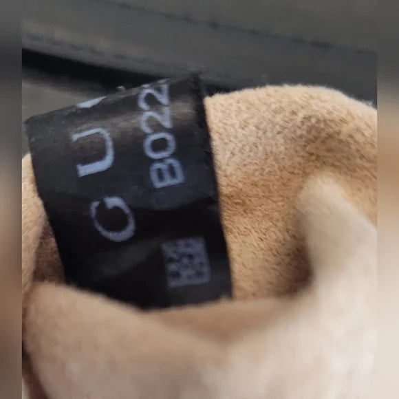 Gucci GG Supreme Osiride Black & Gold Top Handle Bag