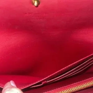 Louis Vuitton Vernis Sara wallet with insert & crossbody chain π