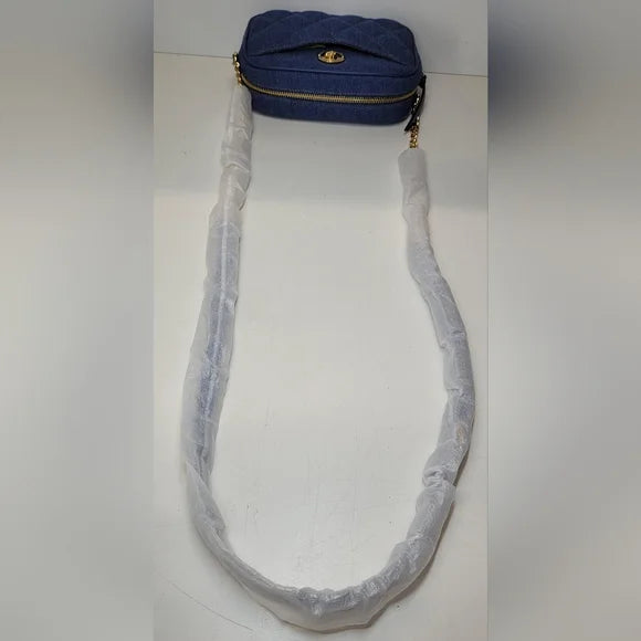 Versace La Medusa Blue Denim Crossbody Camera Bag🔥🩷