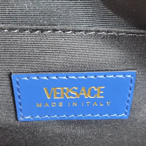Versace La Medusa Blue Denim Crossbody Camera Bag🔥🩷