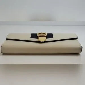 Gucci Sylvie White Leather Wallet