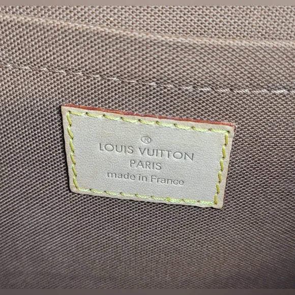 Louis Vuitton LV Sologne Brown Monogram Leather Crossbody Bag