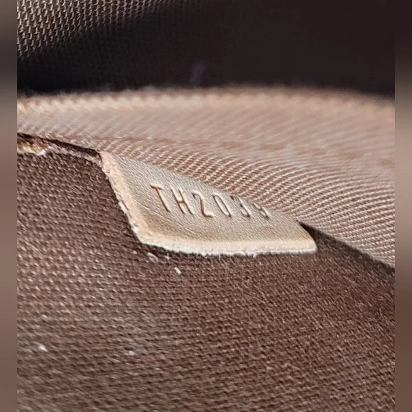 Louis Vuitton LV Sologne Brown Monogram Leather Crossbody Bag