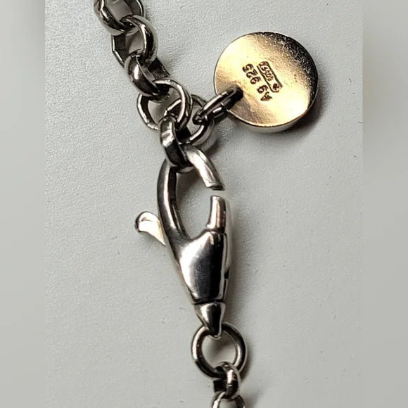 Gucci Interlocking G Sterling Silver Necklace