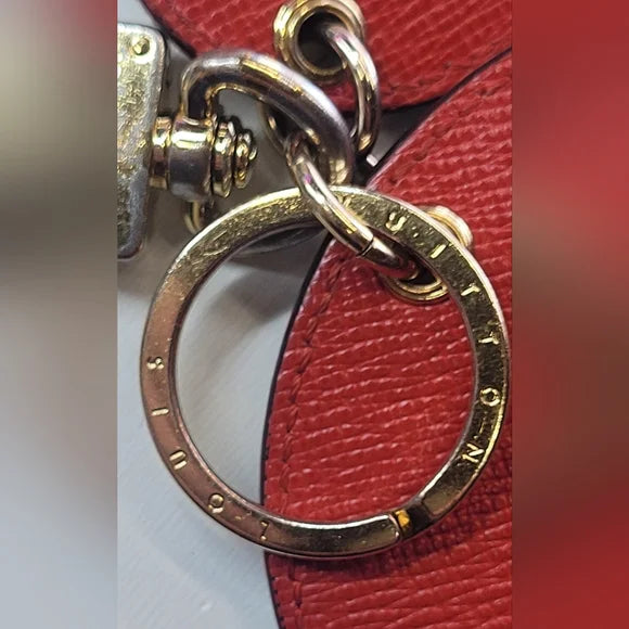 Louis Vuitton Denim Key Ring / Bag Charm
