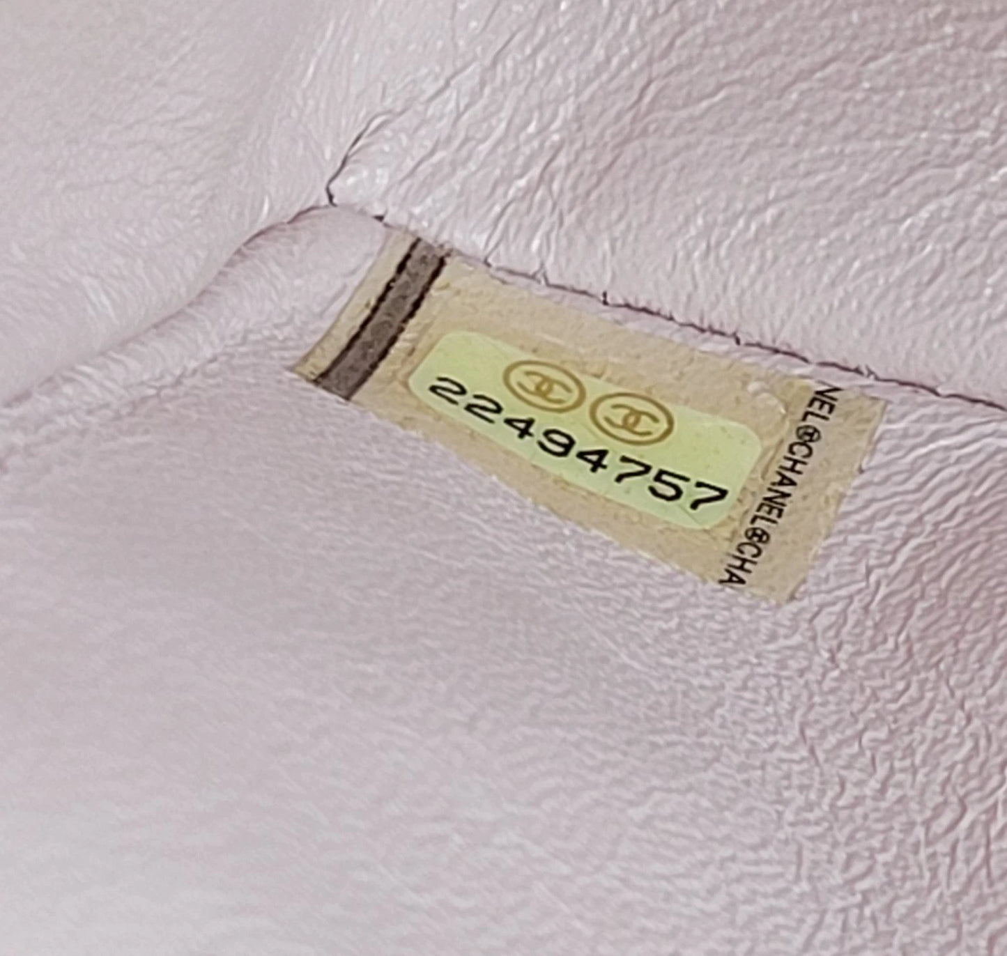 Chanel Quilted Pink Lambskin Classic Mini Square Crossbody Bag w/box