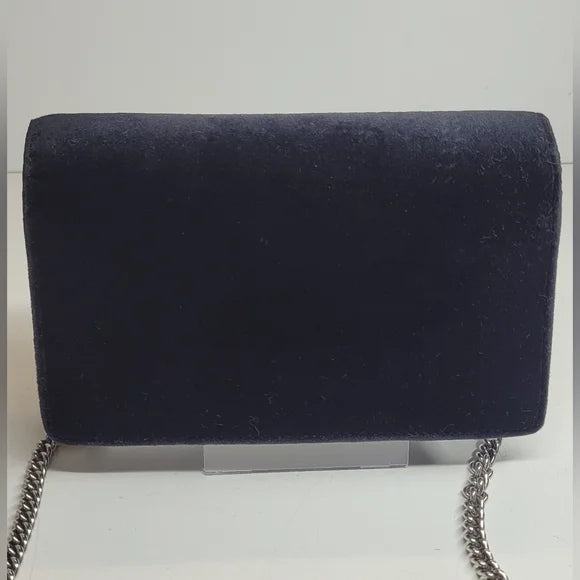Gucci Dionysus Mini Black Velvet Shoulder Bag