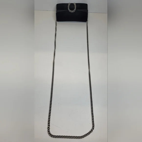 Gucci Dionysus Mini Black Velvet Shoulder Bag