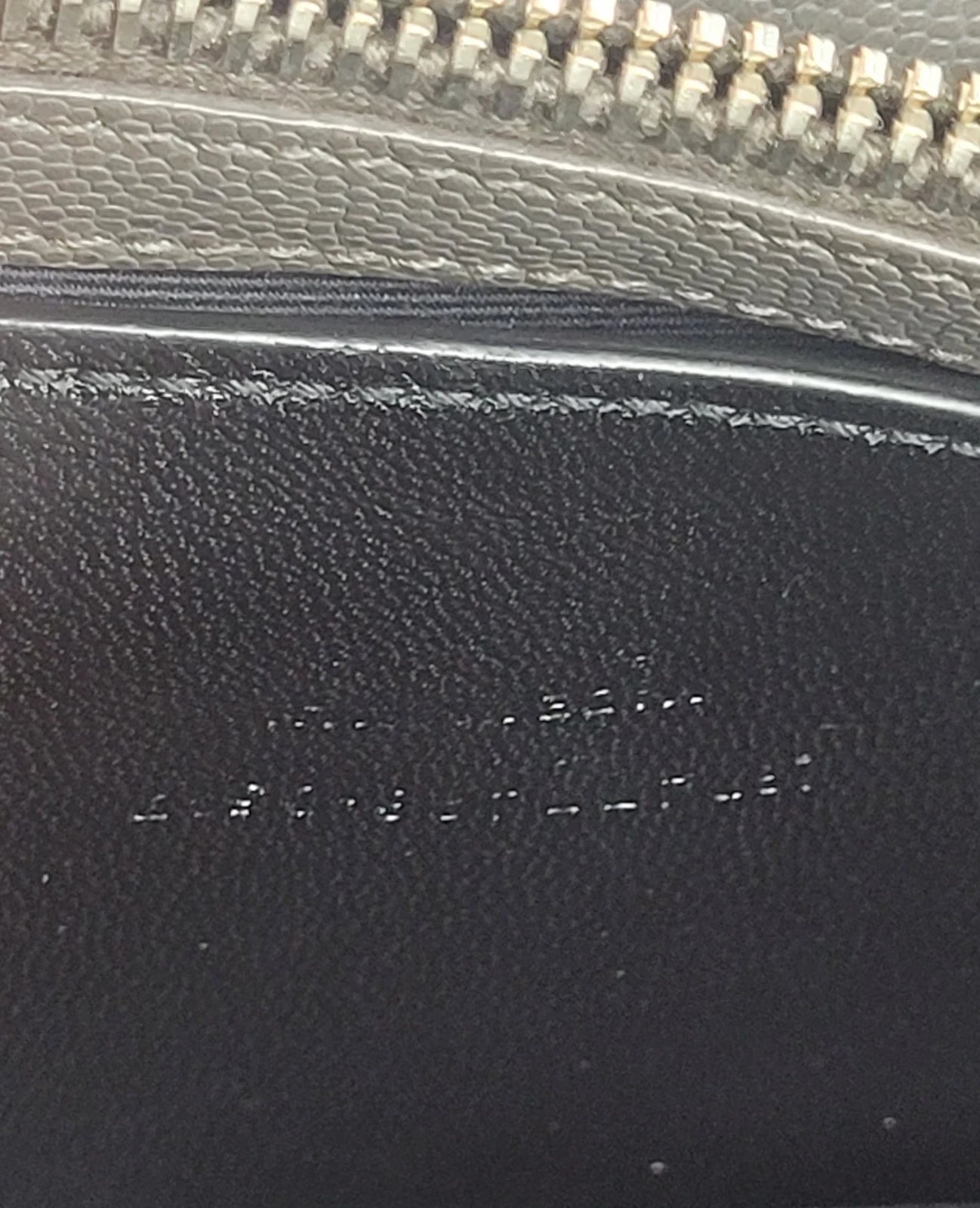 YSL West Hollywood Gray Leather Shoulder Bag