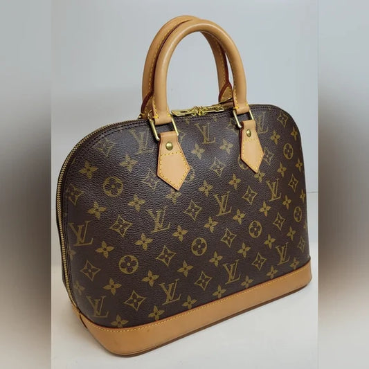 Louis Vuitton Brown Monogram Alma MM Handbag