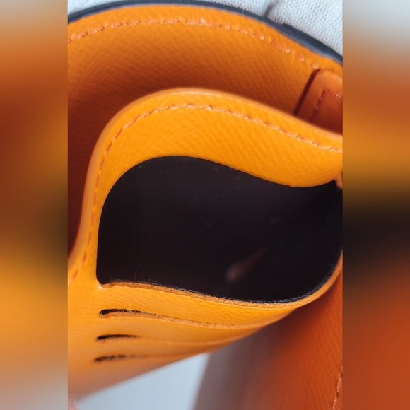 Louis Vuitton Taigarama Orange Leather Passport Cover