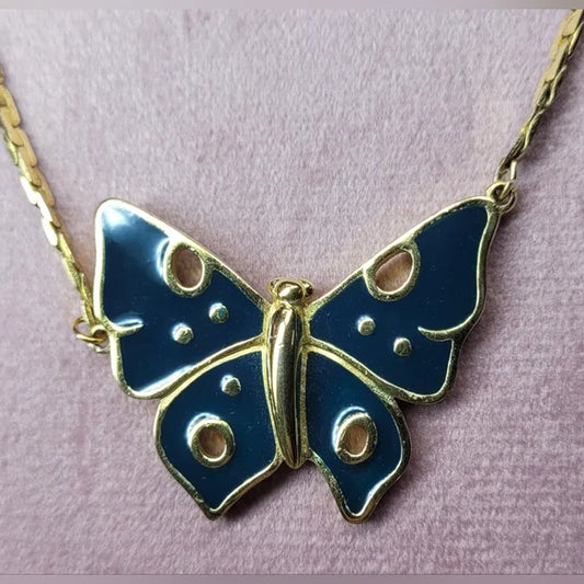 Givenchy Gold Butterfly Necklace