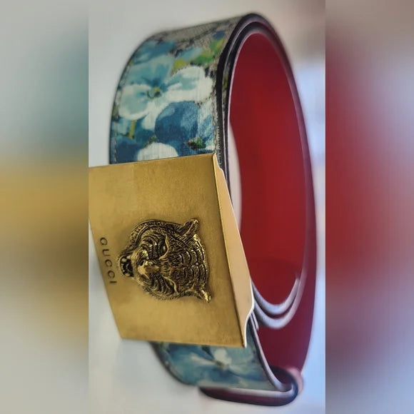 Gucci Blooms Tiger Belt