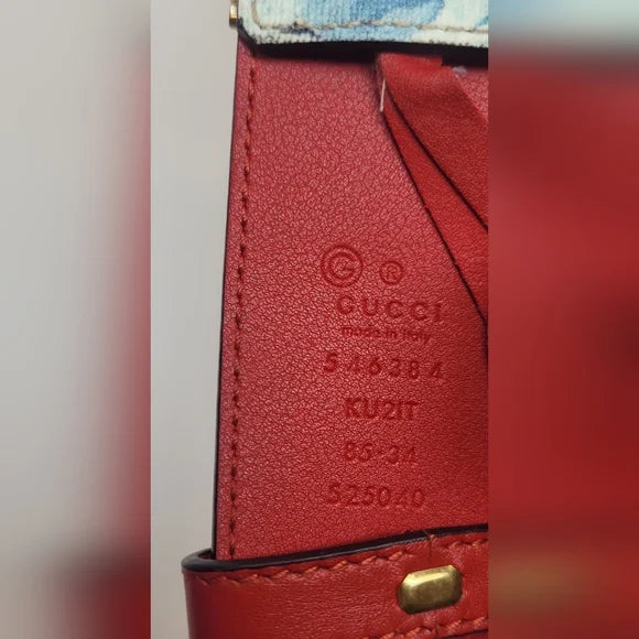 Gucci Blooms Tiger Belt