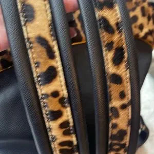 Christian Louboutin Syd large calf hair backpack/ 2 piece RARE🩷