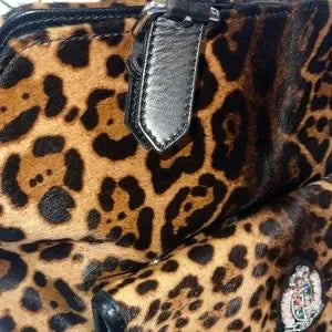 Christian Louboutin Syd large calf hair backpack/ 2 piece RARE🩷