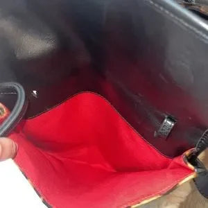 Christian Louboutin Syd large calf hair backpack/ 2 piece RARE🩷