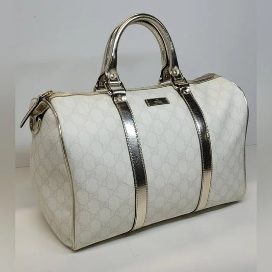 Gucci GG Supreme Canvas & Leather Joy Boston Bag