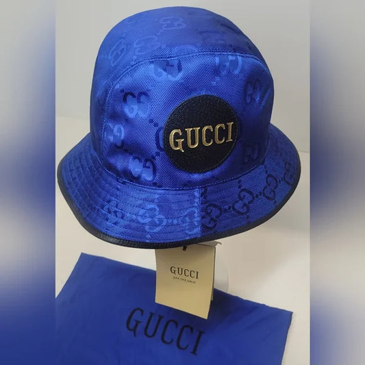 Gucci Off The Grid Blue Bucket Hat