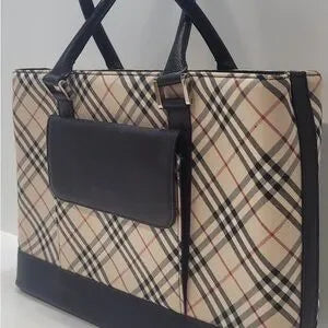 Burberry Nova Check tote bag canvas/learher 🩷🔥