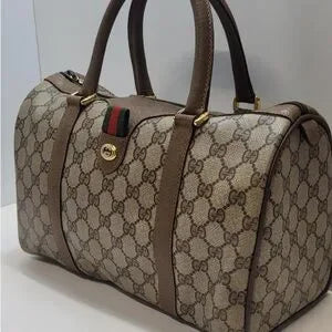 Gucci Boston pvc leather bag