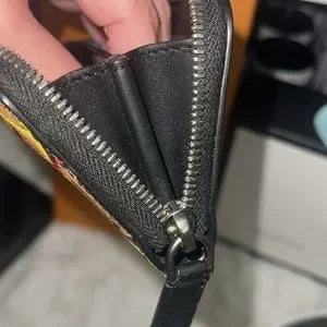 NWOT Burberry Graffiti small zippy wallet!