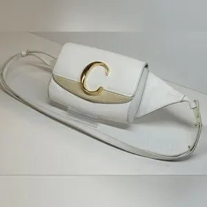 Chloe Calfskin Suede C Bumbag 🔥🩷