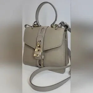 Chloe Beige Aby Leather Goatskin Hand Bag