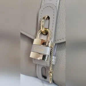 Chloe Beige Aby Leather Goatskin Hand Bag