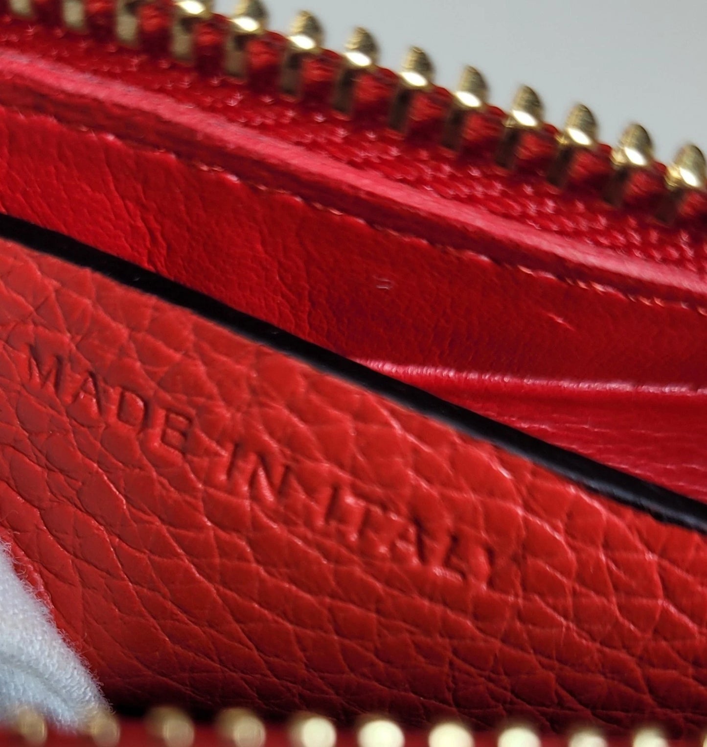 Christian Louboutin Red Leather Rubylou Camera Bag