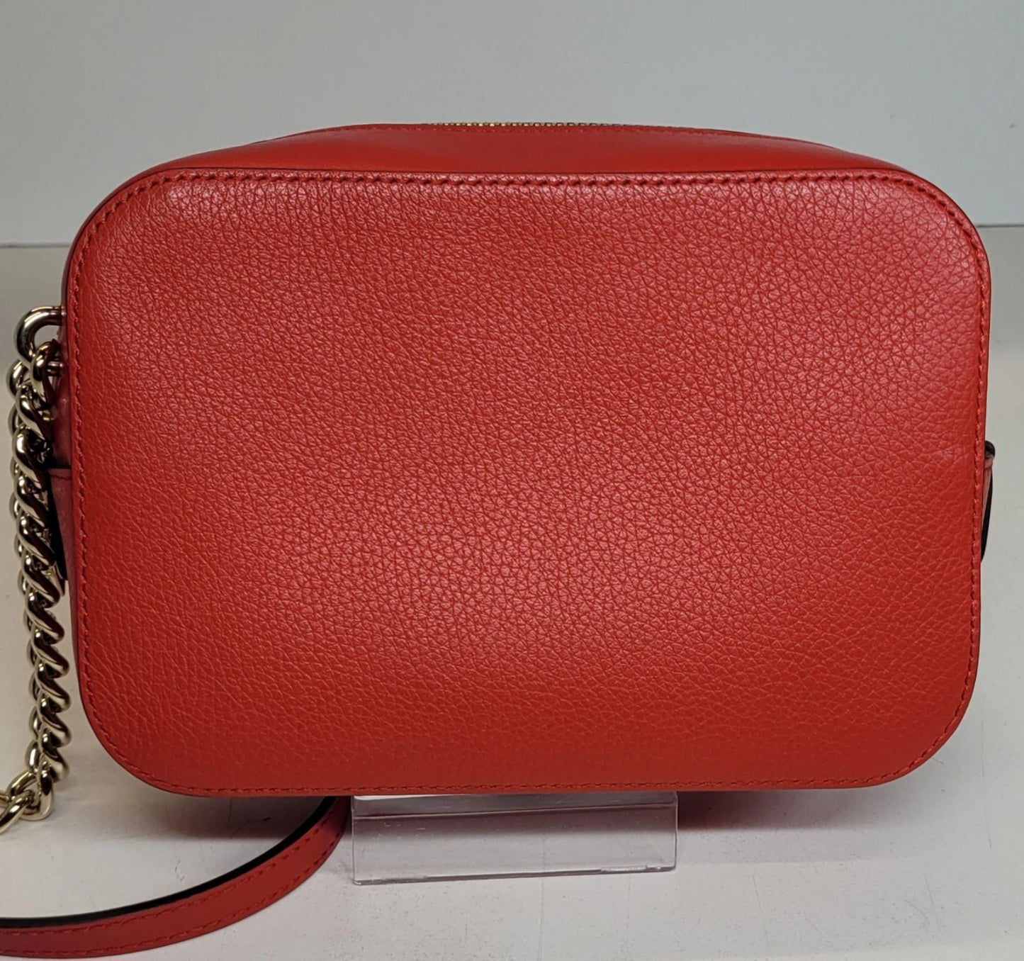 Christian Louboutin Red Leather Rubylou Camera Bag