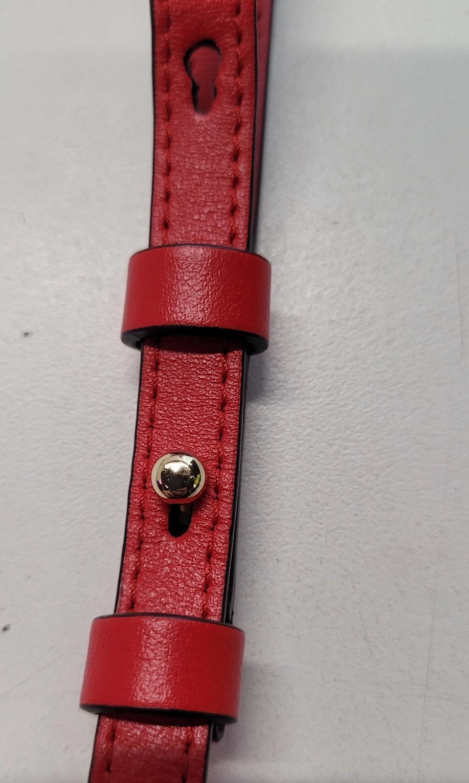 Christian Louboutin Red Leather Rubylou Camera Bag